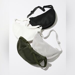 Belt Bag with Sporty Crescent Design